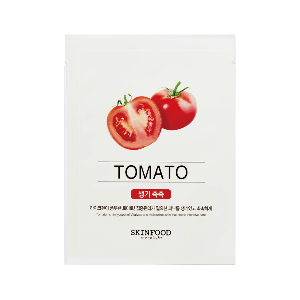 ビューティーインアフードマスクシート トマト 18ml 商品紹介 スキンフード公式通販 Skinfood